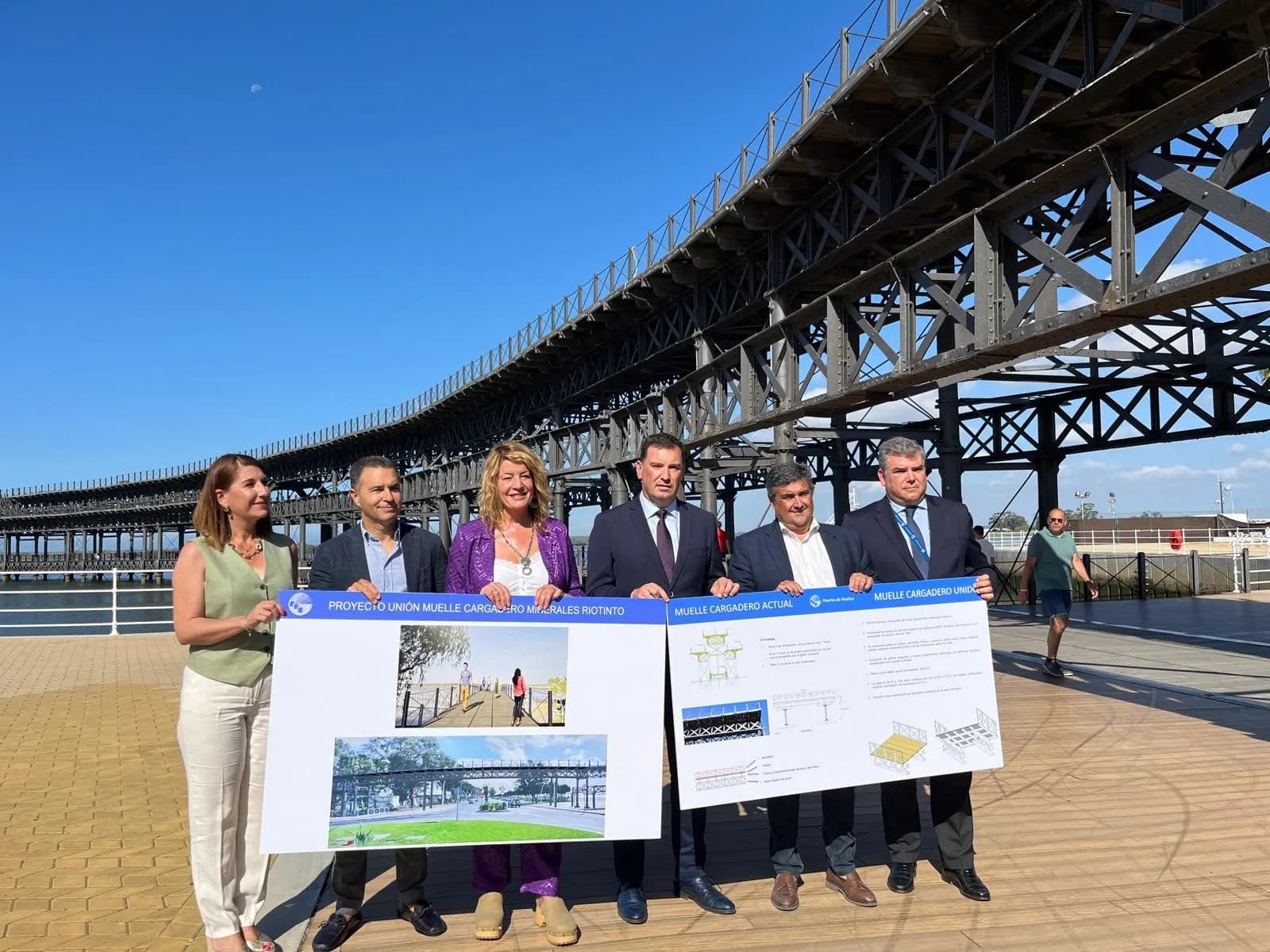 El Puerto de Huelva licita la unión del Muelle de la Compañía Río Tinto