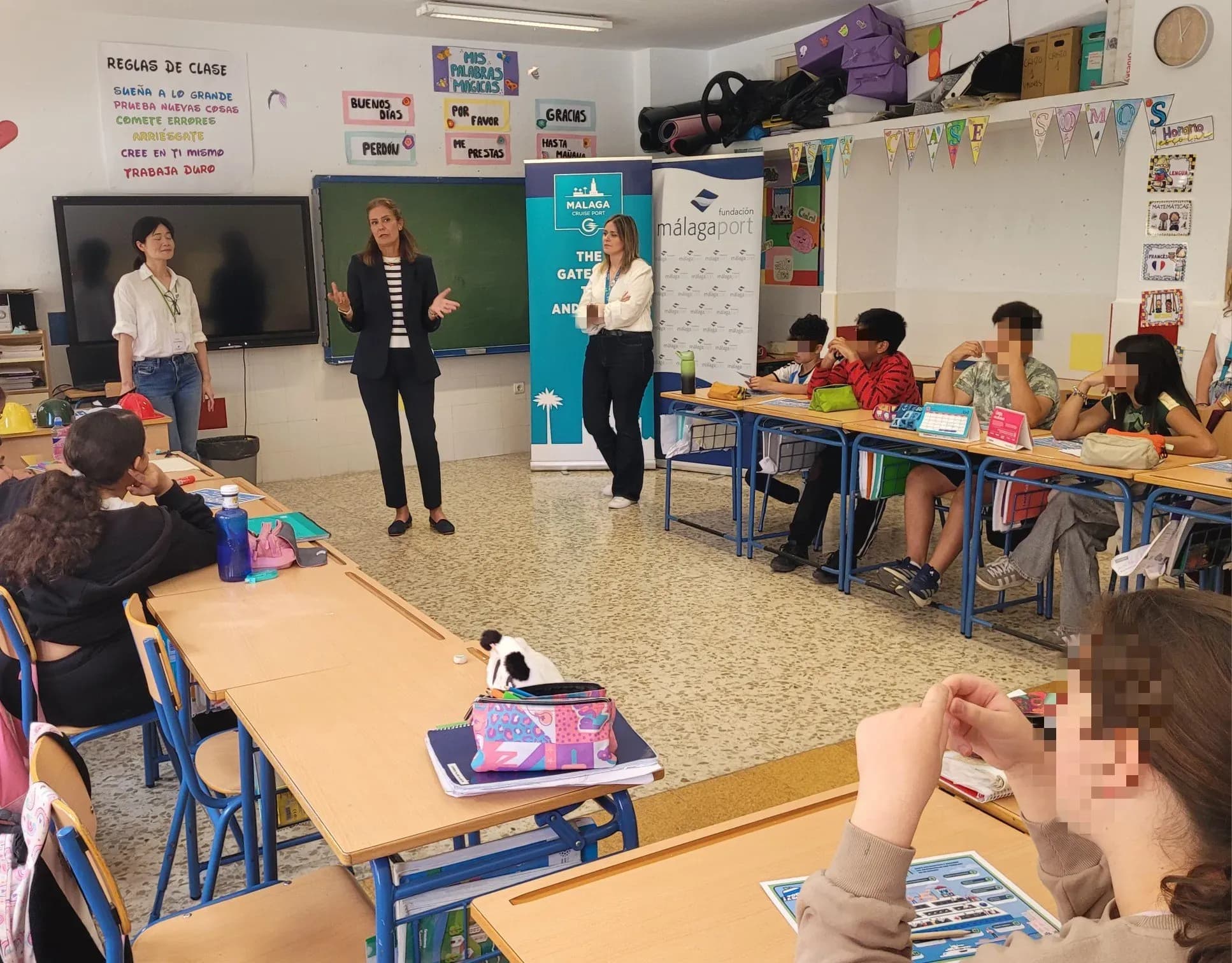 El Puerto de Málaga acerca el mundo de los cruceros a escolares con la iniciativa ‘¡Todos a Bordo!’