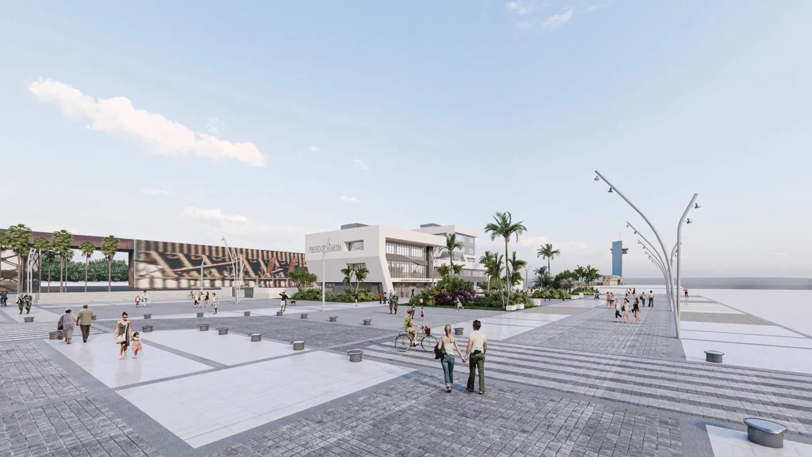 El Puerto de Almería inicia la transformación de su sede y entorno con una inversión de más de 3,6 millones de euros