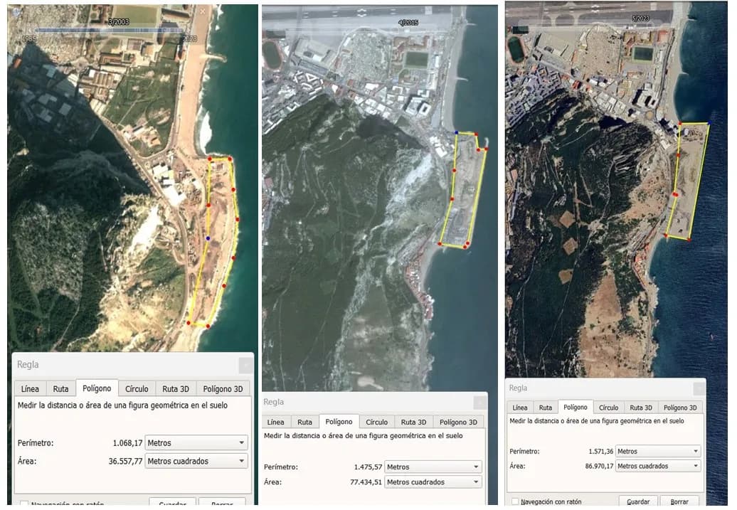 Ecologistas vuelven a denunciar los rellenos de las aguas que rodean Gibraltar