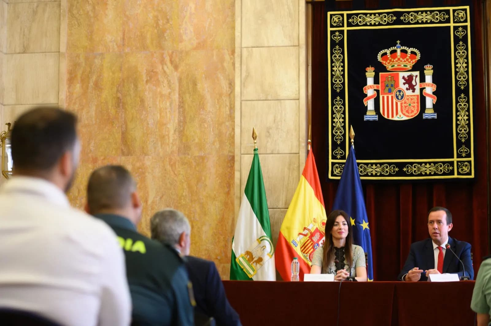 La presidenta de la Autoridad Portuaria de Almería destaca la coordinación entre entidades para garantizar el éxito de la OPE 2024