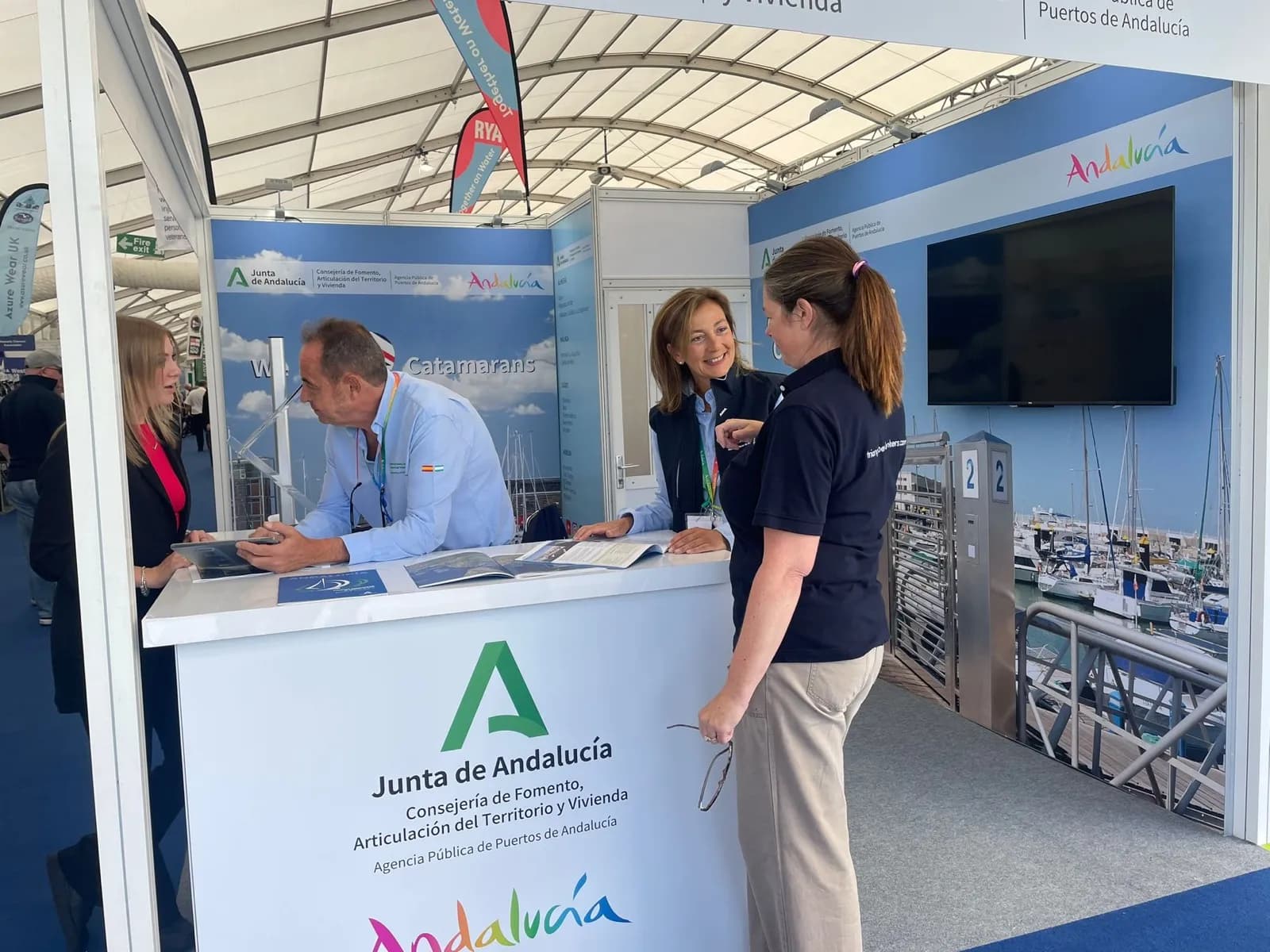 Andalucía promociona su oferta náutica en el Salón Náutico de Southampton