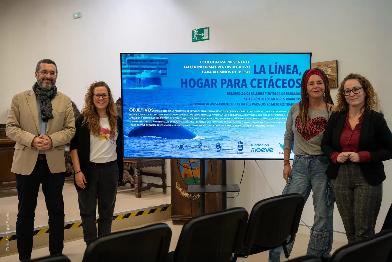 La Línea impulsa la educación ambiental con talleres sobre cetáceos para estudiantes de secundaria