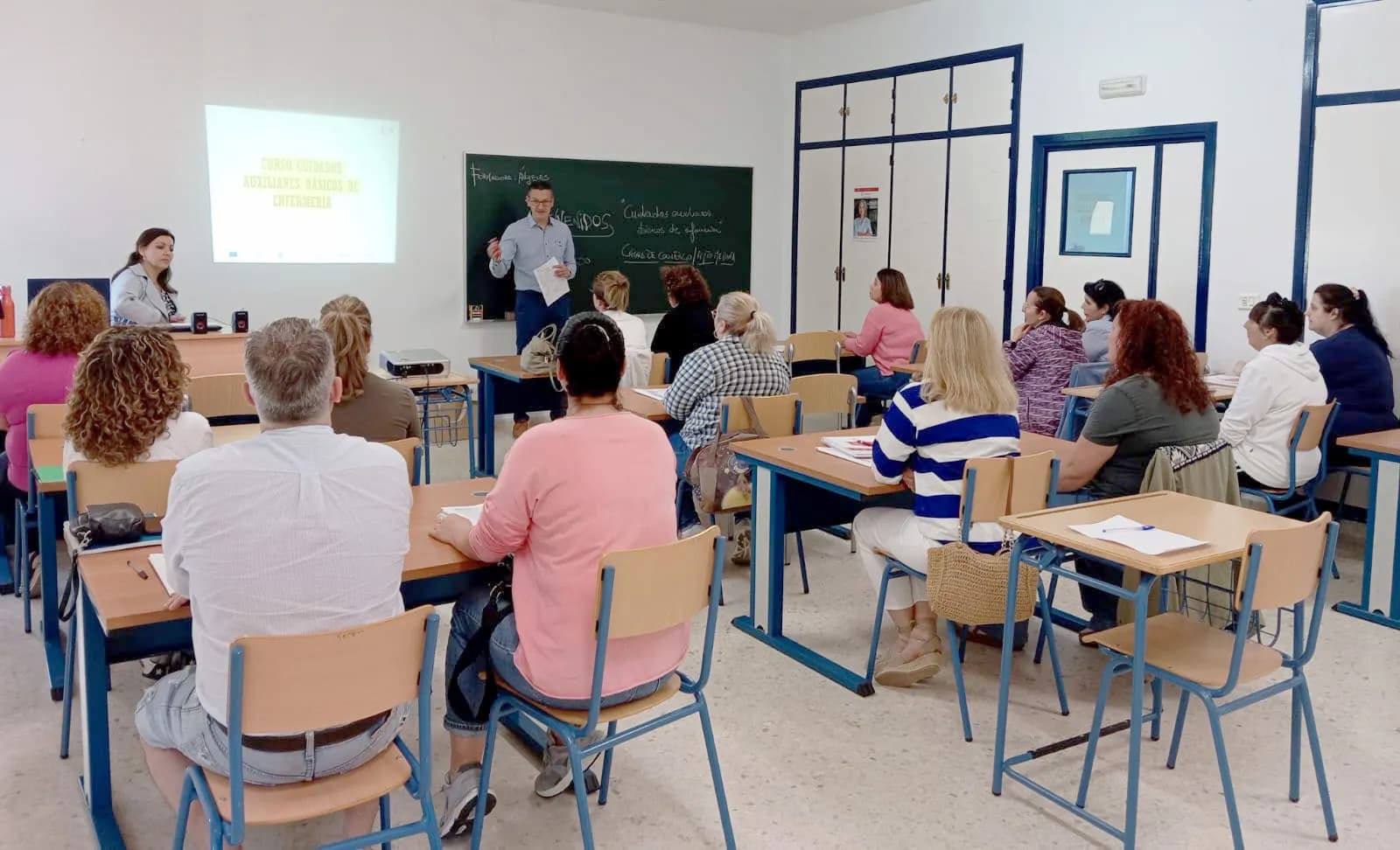 La Cámara de Comercio de Cádiz inicia un curso de Cuidados Auxiliares Básicos de Enfermería para mayores de 45 años