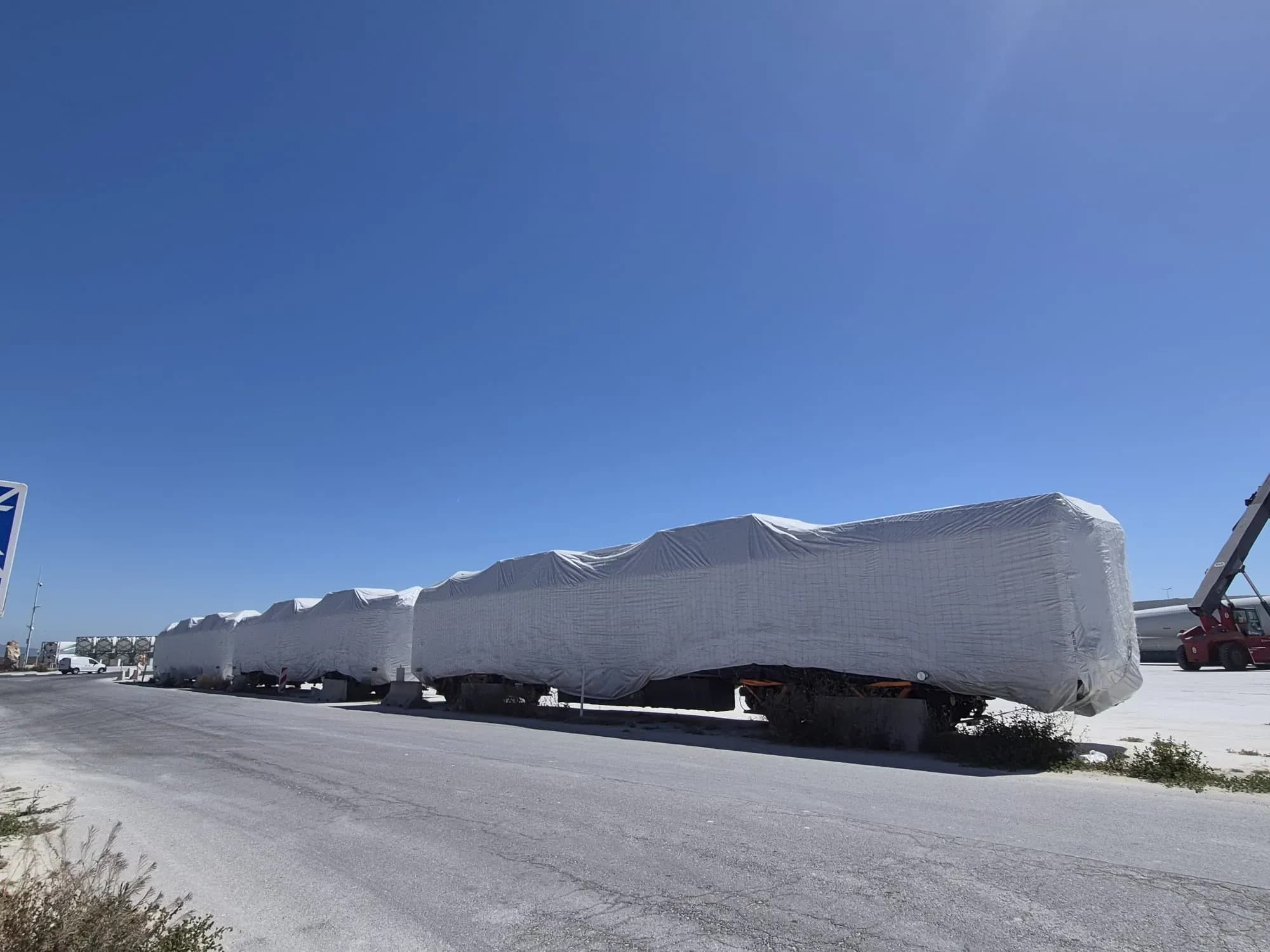 El Puerto de Castellón carga nueve vagones ferroviarios con destino al metro de El Cairo