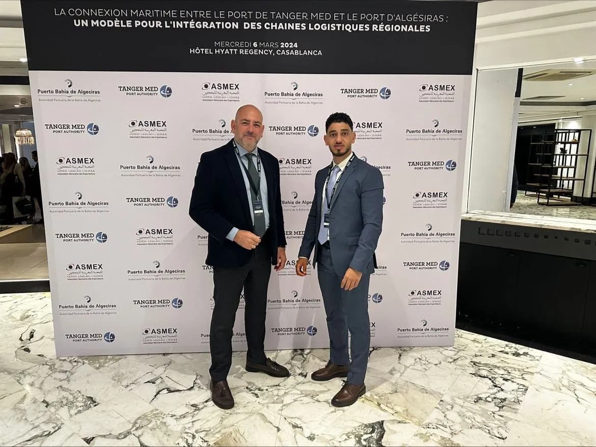 Algetransit destaca la conexión marítima Tánger Med-Algeciras en el encuentro empresarial de Casablanca