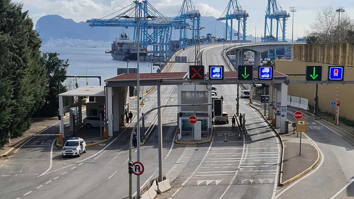 El Acceso Norte al puerto de Algeciras vuelve a la normalidad