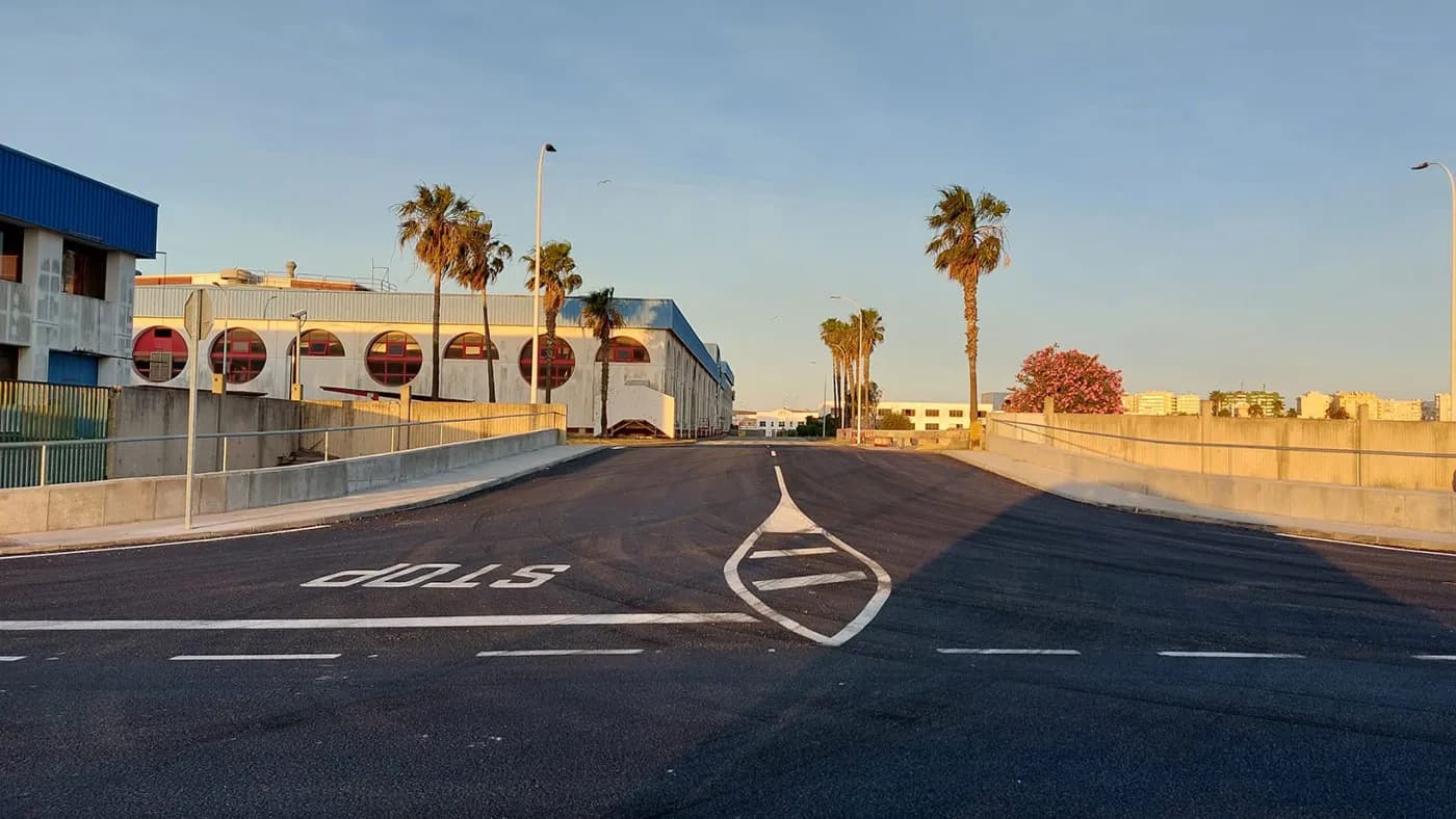 La Zona Franca de Cádiz finaliza el nuevo acceso al recinto fiscal desde Elcano