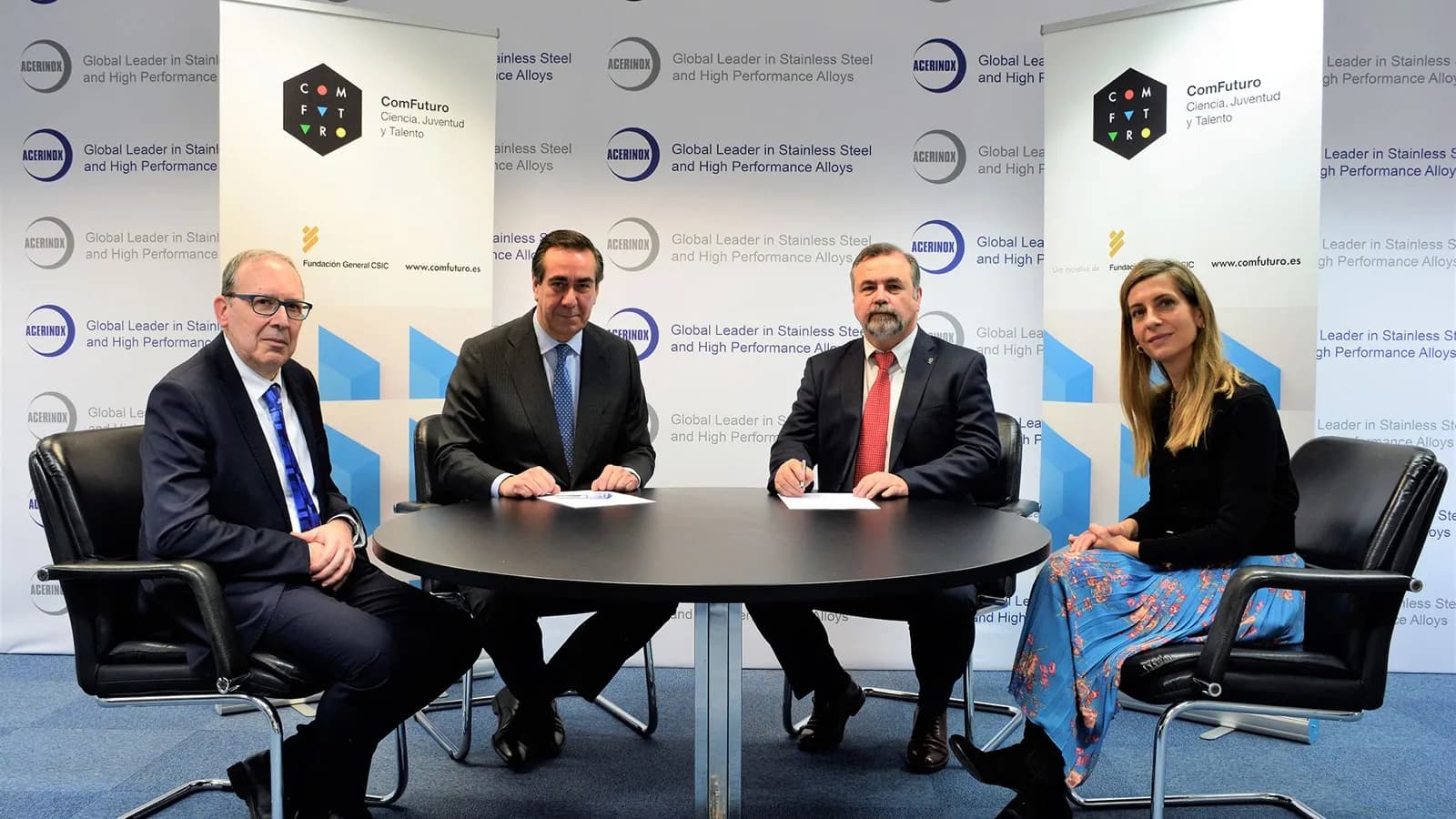 Acerinox renueva el convenio con la Fundación General CSIC en el marco del proyecto ComFuturo