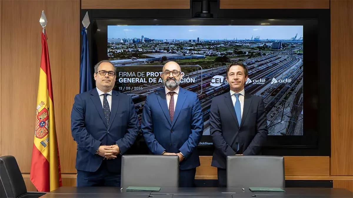 Adif y el Centro Español de Logística se alían para fomentar el uso del ferrocarril en las cadenas de suministro