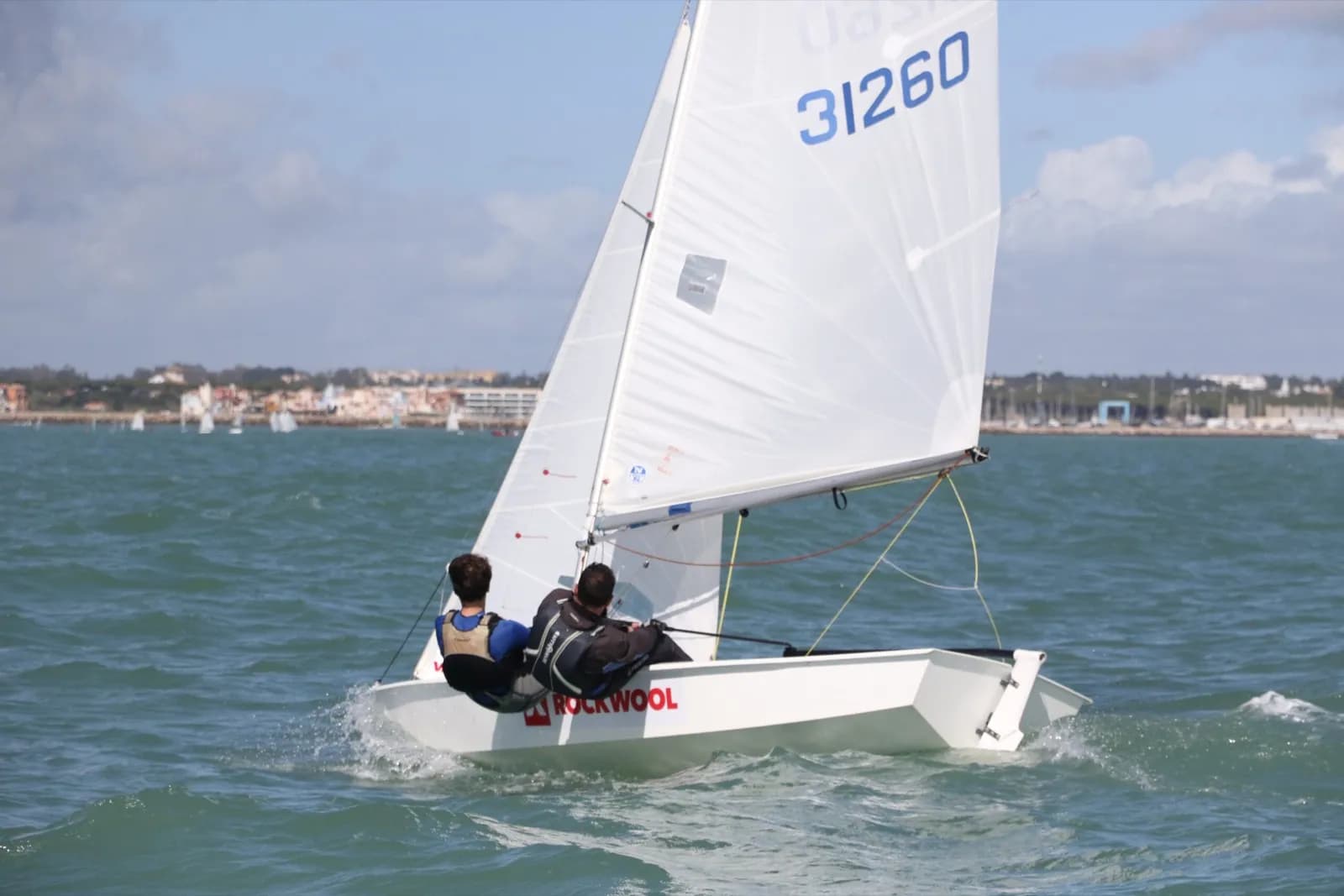 Alfonso Díaz-Canel y Nono Martín, subcampeones de Andalucía de la clase Snipe