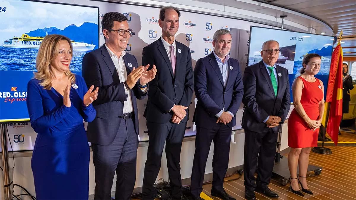 Fred. Olsen Express celebra su 50 aniversario como referente de la conectividad marítima canaria