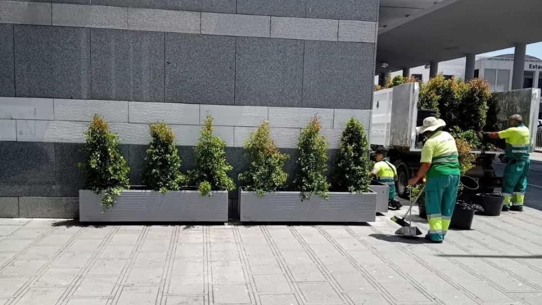 La APBA lleva a cabo nuevas actuaciones de ajardinamiento en el marco del proyecto «Corredor Verde»