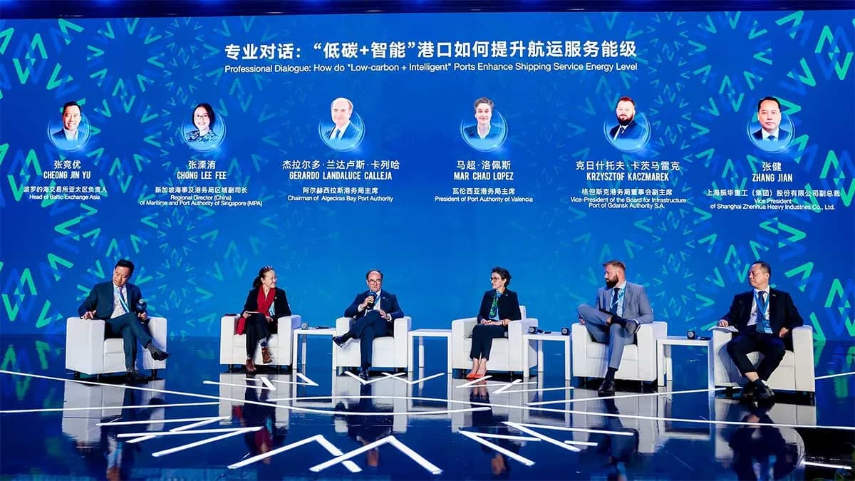 El Puerto de Algeciras presenta sus acciones en materia de sostenibilidad e innovación en el Maritime Silk Road Port Cooperation Forum