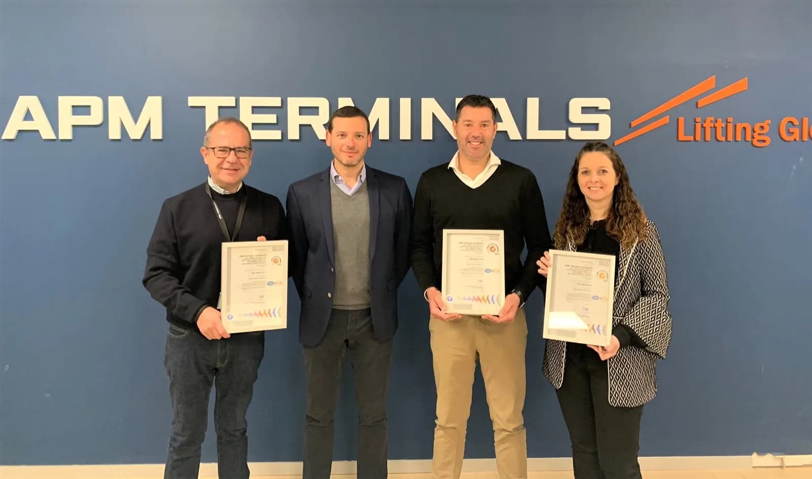 SGS valida el sistema de gestión de APM Terminals Spanish Gateways para certificar normas ISO