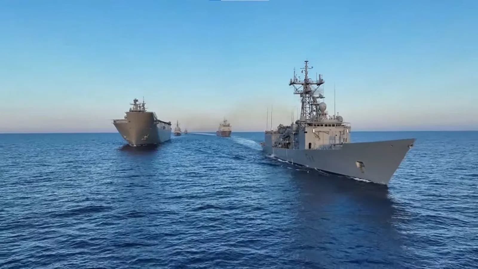 La Armada inicia el despliegue del grupo Dédalo-25 desde la Base Naval de Rota