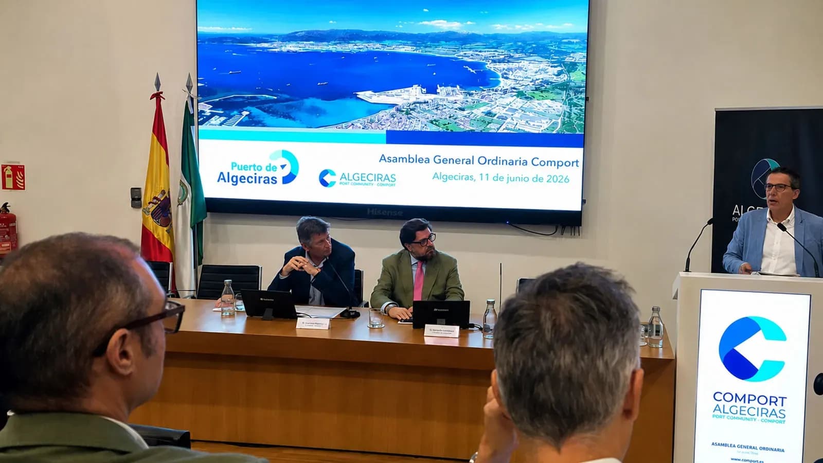 Comport prepara una acción comercial en Japón para presentar los servicios del Puerto de Algeciras