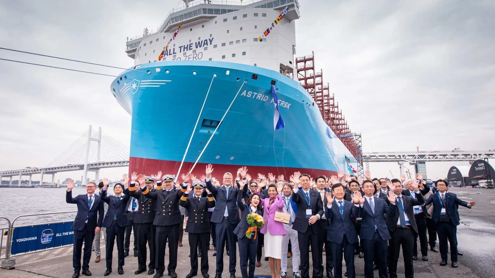 El «Astrid Maersk» se convierte en el segundo mayor portacontenedores preparado para usar metanol