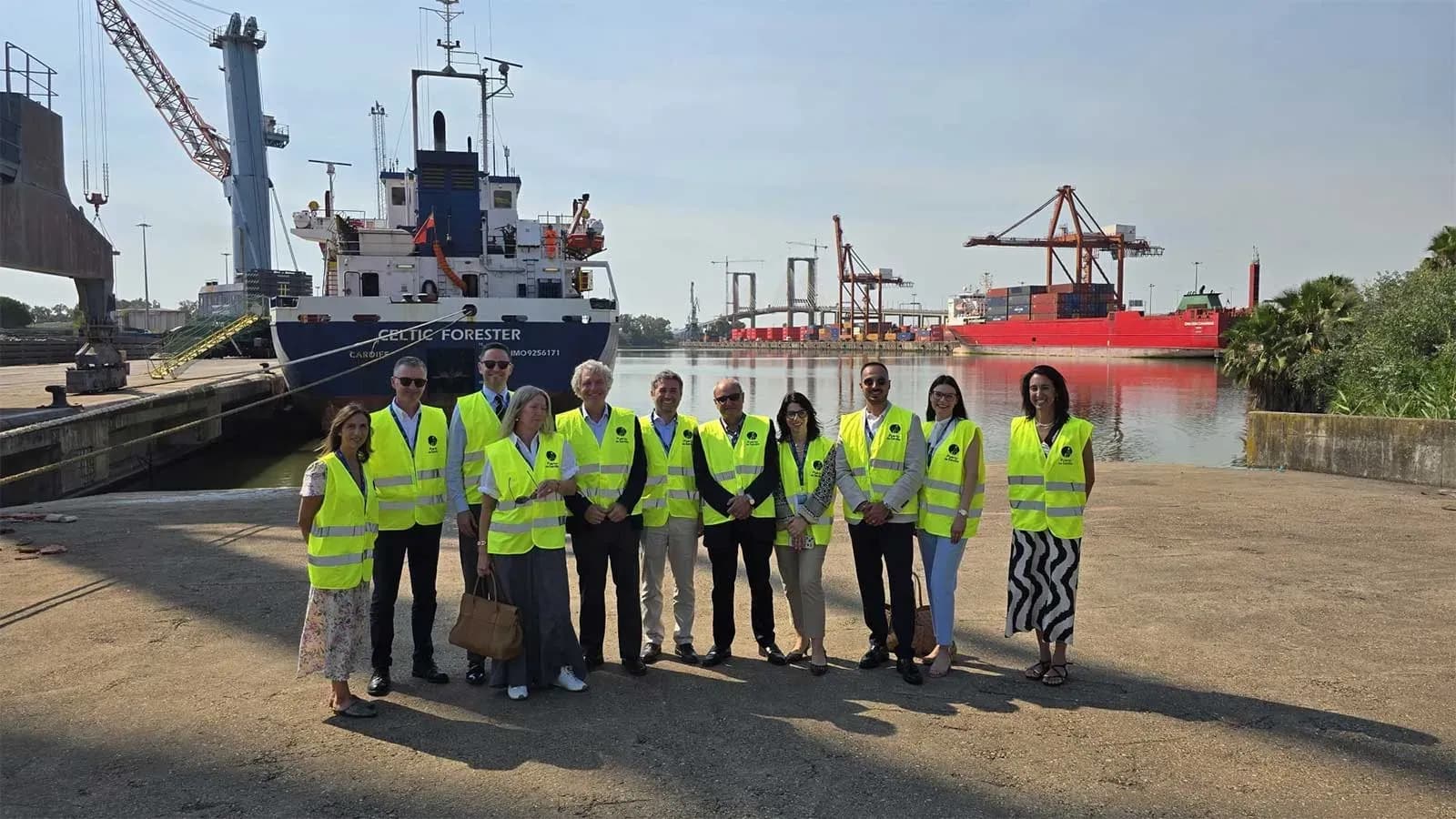 Andalucía TRADE lleva a representantes de ocho puertos y operadores europeos a visitar los principales enclaves portuarios andaluces