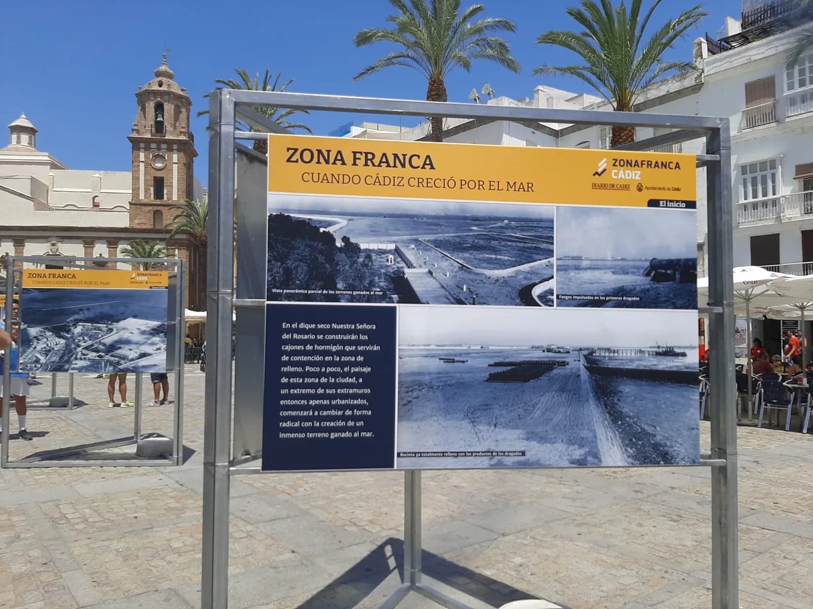 La exposición sobre la historia de la Zona Franca de Cádiz se traslada