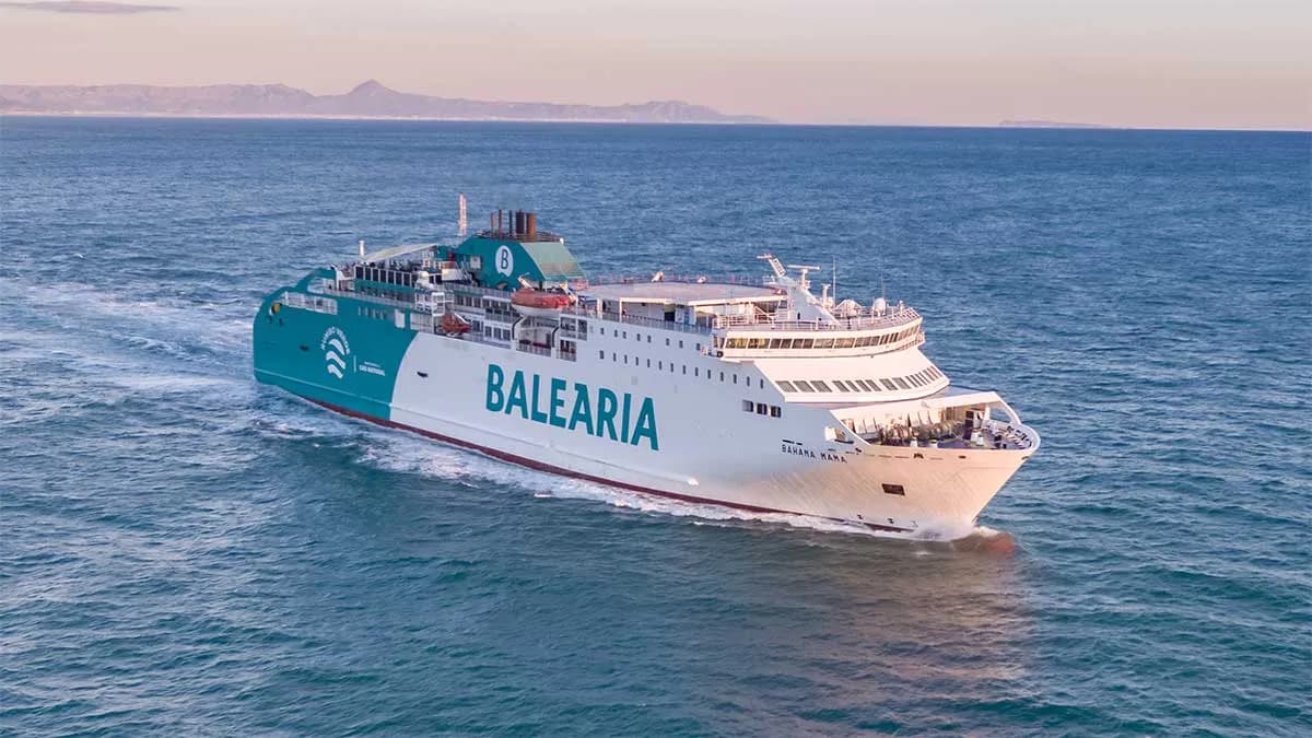 Baleària reforzará sus rutas entre Baleares y la Península durante la Navidad