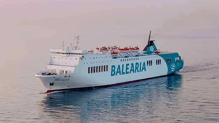 Baleària incorpora el ferry Denia Ciutat Creativa a la ruta Motril-Tánger Med