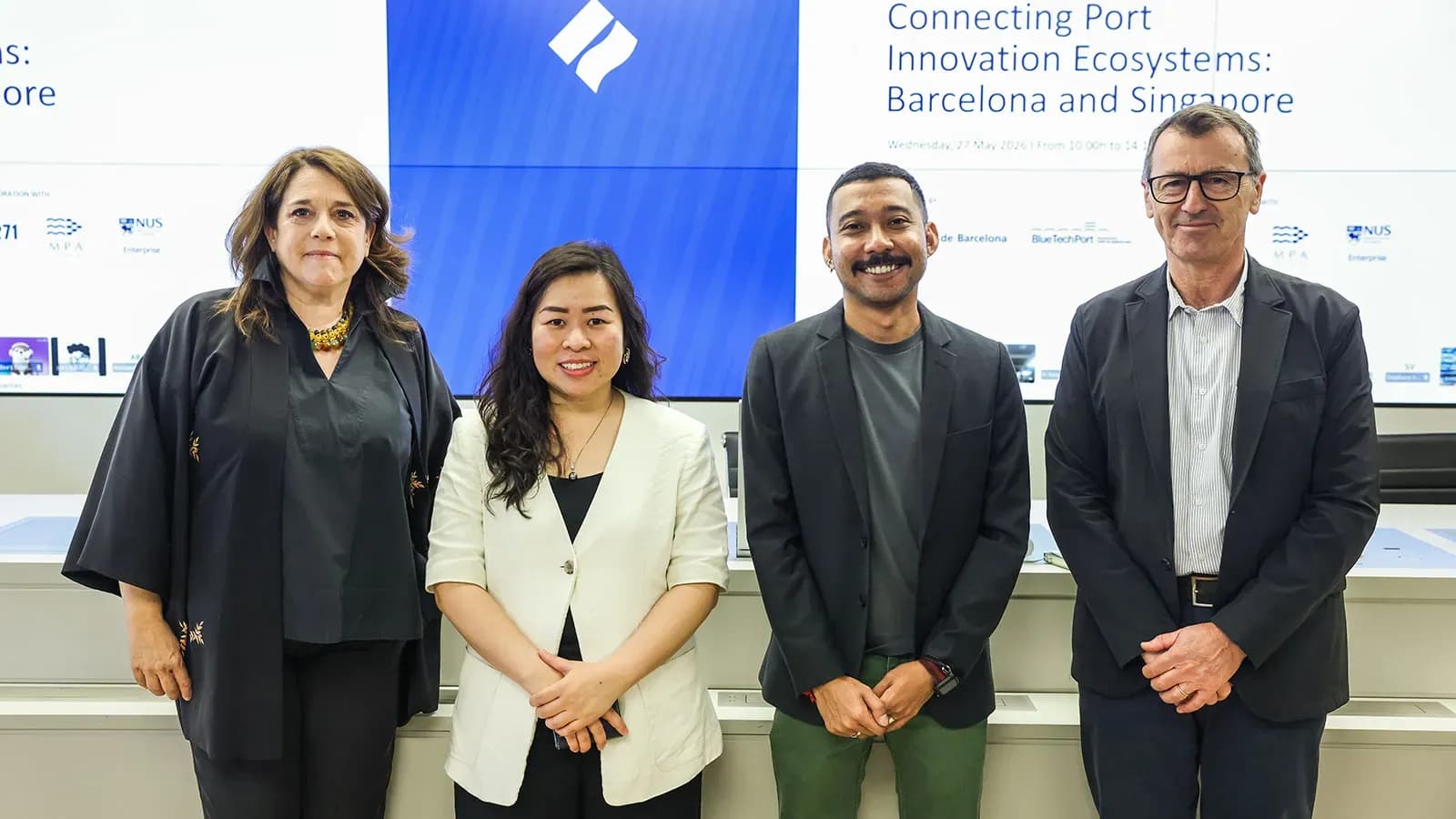 Los puertos de Barcelona y Singapur comparten iniciativas de innovación en el marco del Smart Port Challenge 2026