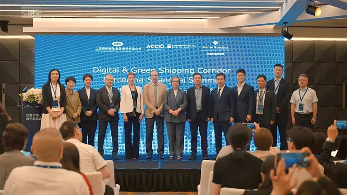 El corredor verde entre los puertos de Barcelona y Shanghái centra la misión institucional del Ayuntamiento de Barcelona en China