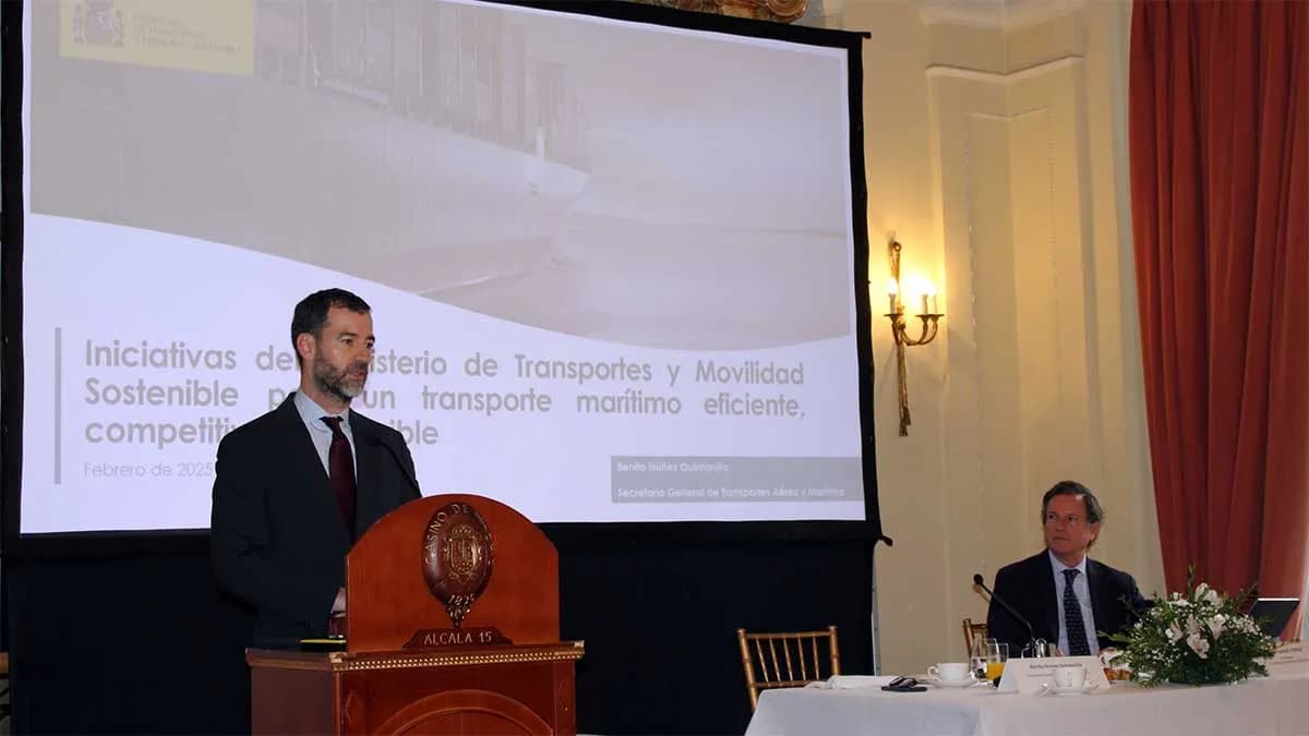 El secretario general de Transportes detalla la hoja de ruta para un sector marítimo más eficiente y sostenible