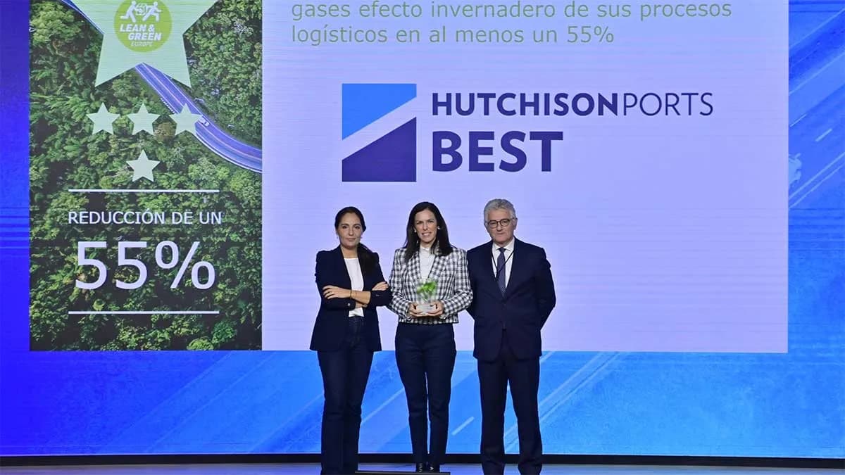 Hutchison Ports BEST recibe el premio Lean and Green por su compromiso con la sostenibilidad