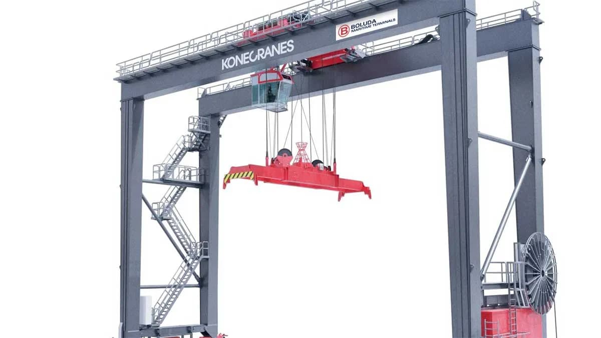 Boluda Maritime Terminals Tenerife adquiere cuatro grúas híbridas Konecranes RTG
