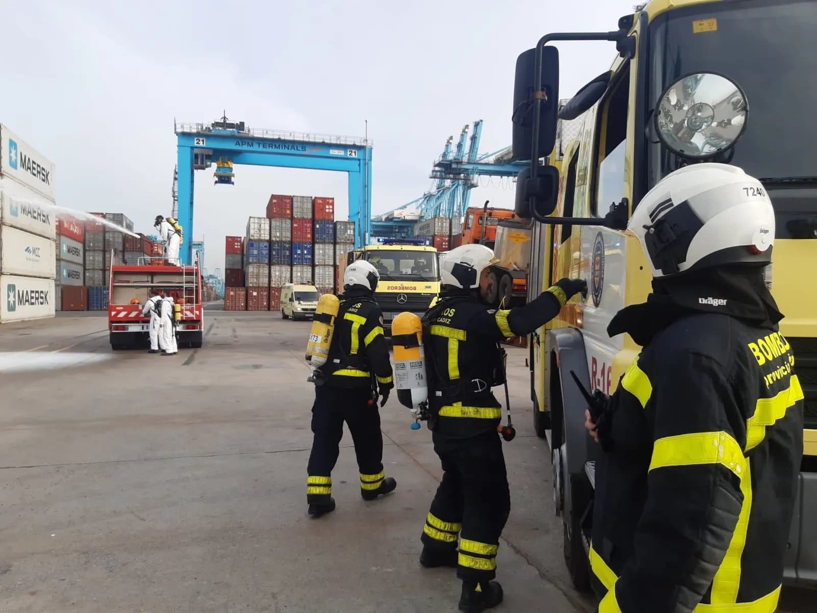 La Autoridad Portuaria de la Bahía de Algeciras y el Consorcio de Bomberos de Cádiz renuevan su convenio
