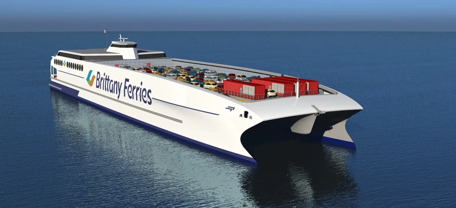 Brittany Ferries, Wärtsilä e Incat colaboran en el diseño de un ferry de 137 metros y cero emisiones