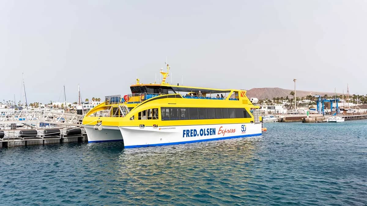 Fred. Olsen Express refuerza la conexión entre Lanzarote y Fuerteventura