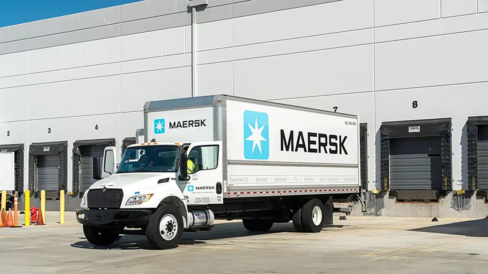 Maersk lanza en Norteamérica un servicio terrestre especializado en el transporte de baterías de litio