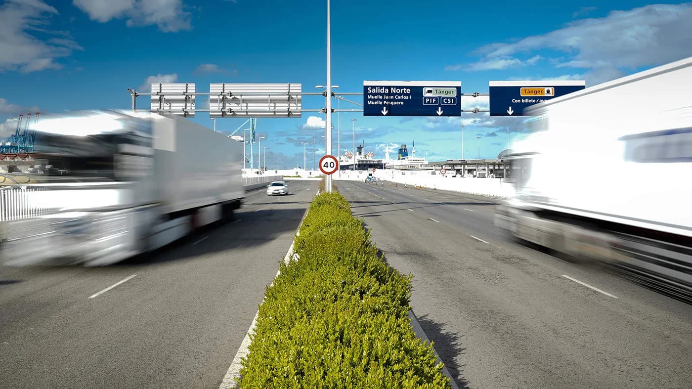 Nueva campaña de control de transporte pesado en el puerto de Algeciras