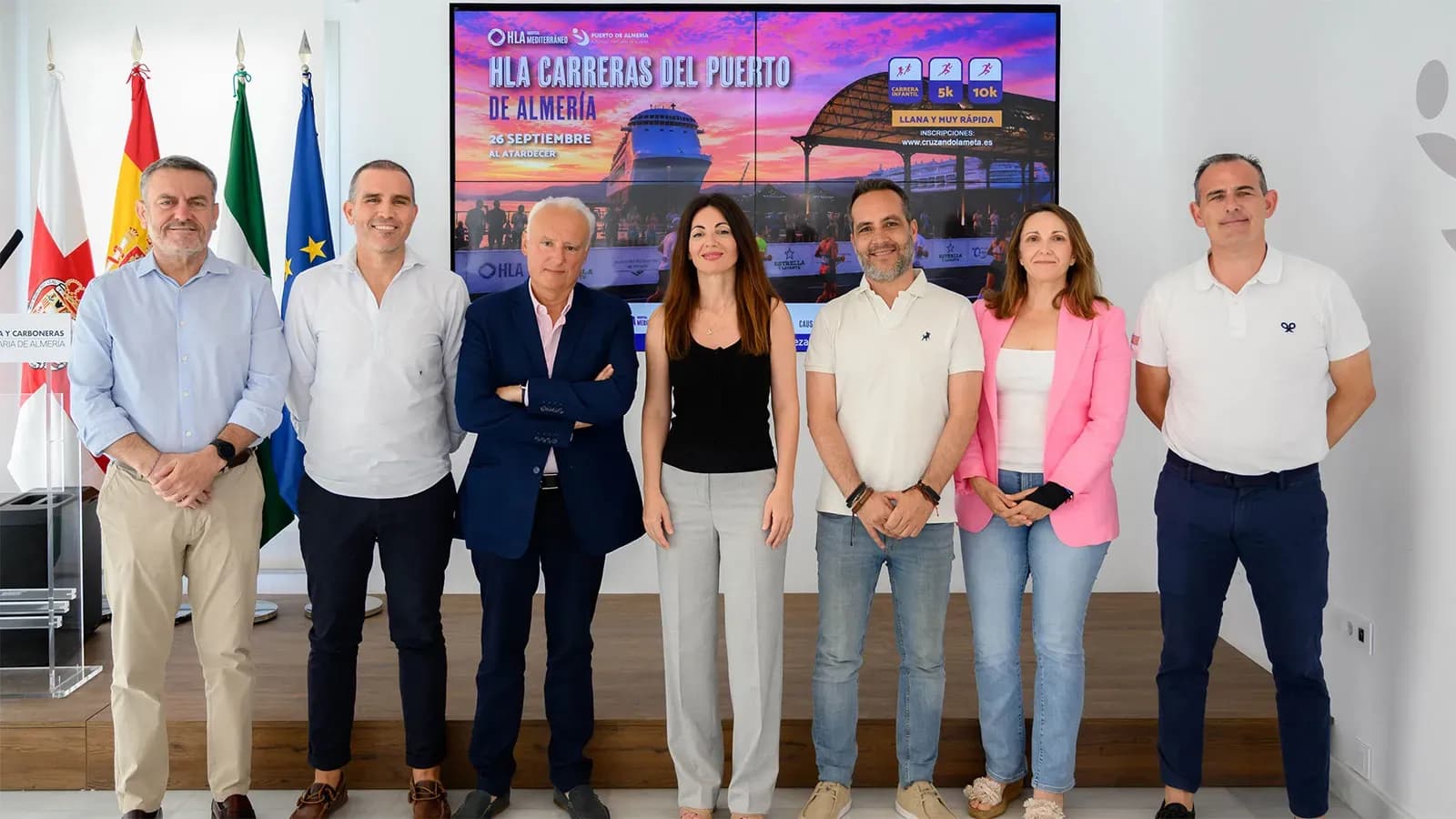 El Puerto de Almería acogerá el 26 de septiembre tres carreras populares al atardecer con causa solidaria a favor de Cruz Roja