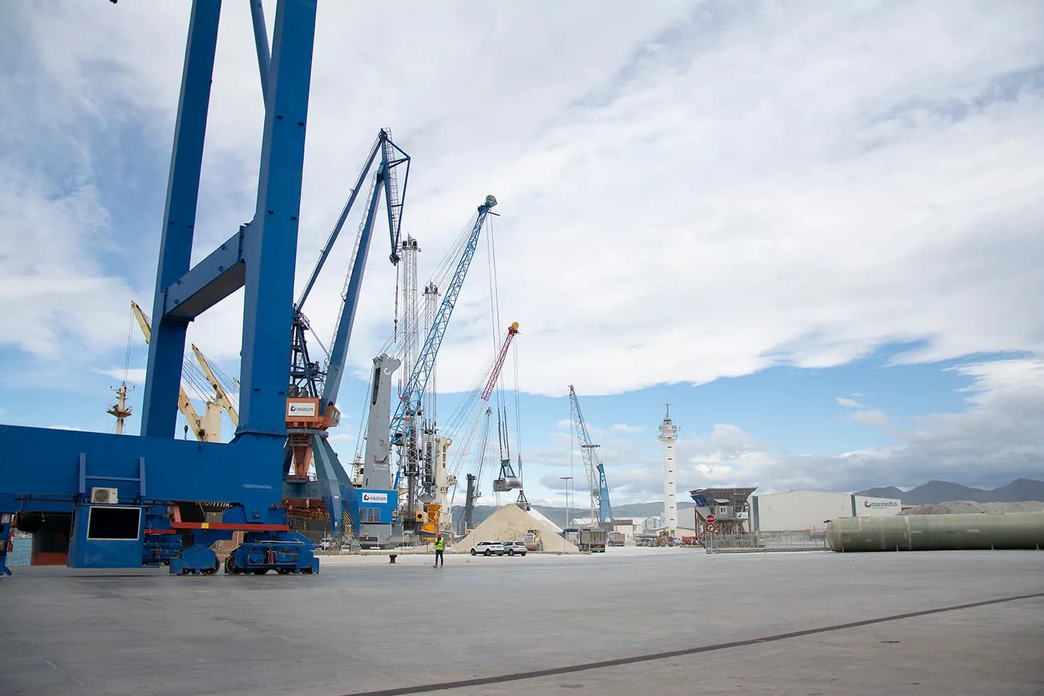 El Puerto de Castellón intensifica el control ambiental sobre las operativas de graneles sólidos