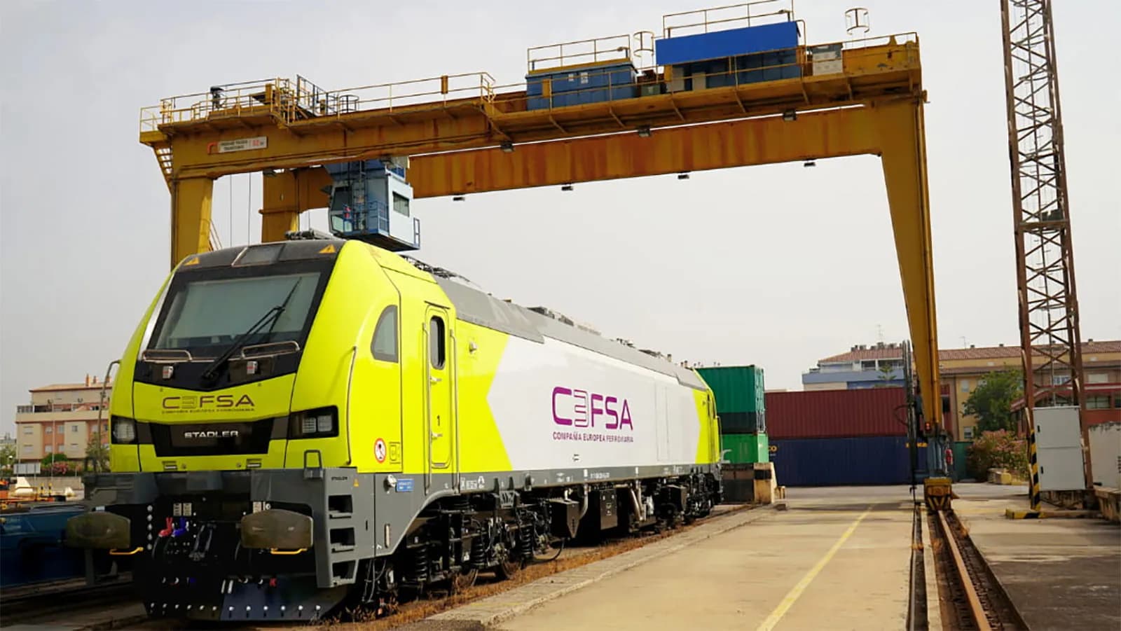 CEFSA suma una nueva locomotora eléctrica EURO6000 a su flota de transporte ferroviario de mercancías