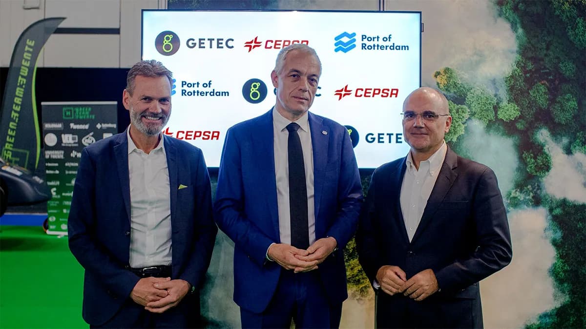 Cepsa y GETEC forjan una alianza para la distribución de hidrógeno verde en Europa