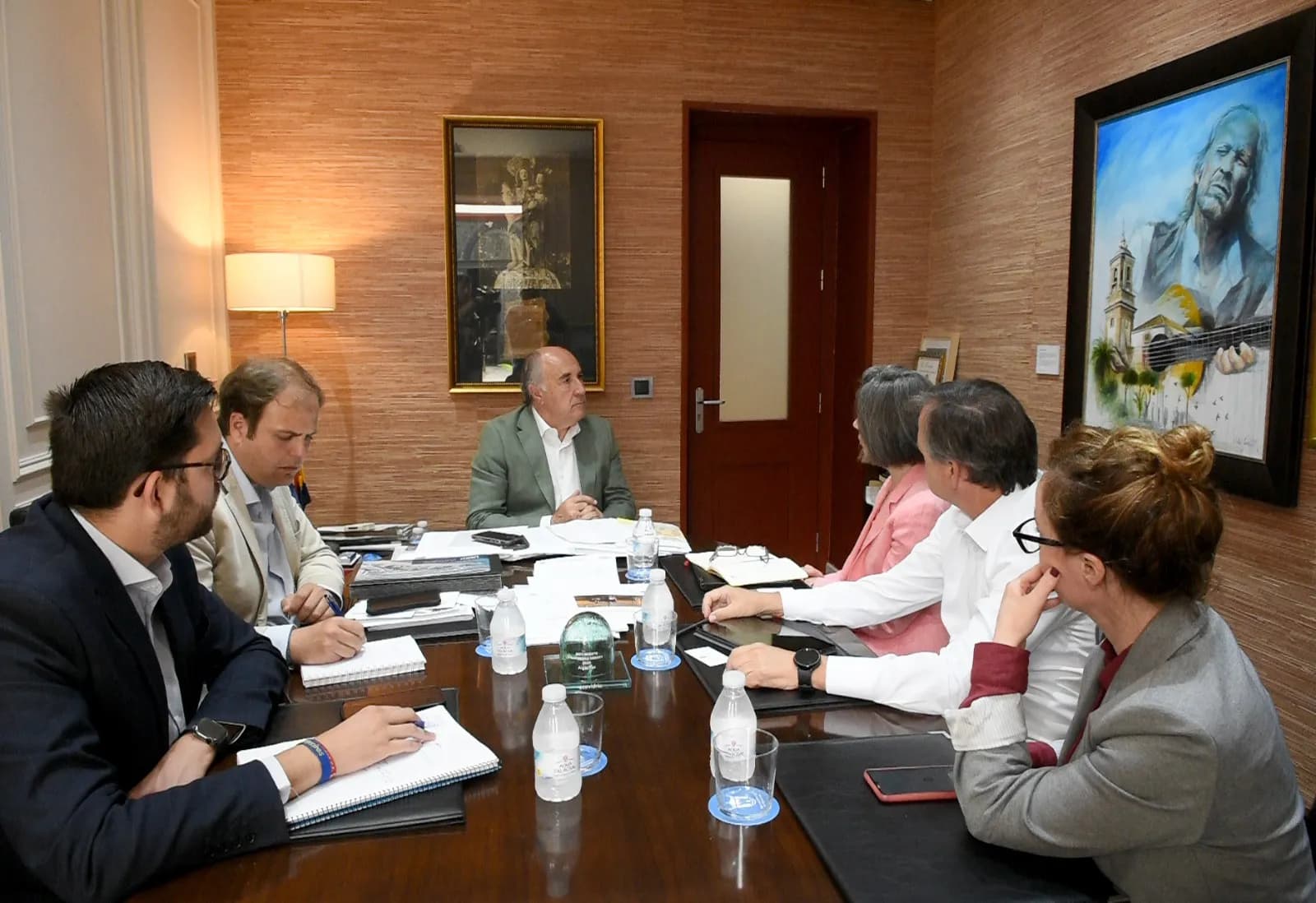CEPSA presenta al alcalde de Algeciras sus proyectos de hidrógeno verde