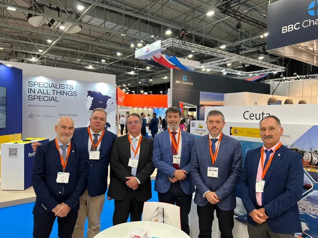 El Puerto de Ceuta expone sus potencialidades para las cargas especiales en la BreakBulk Europe 2023