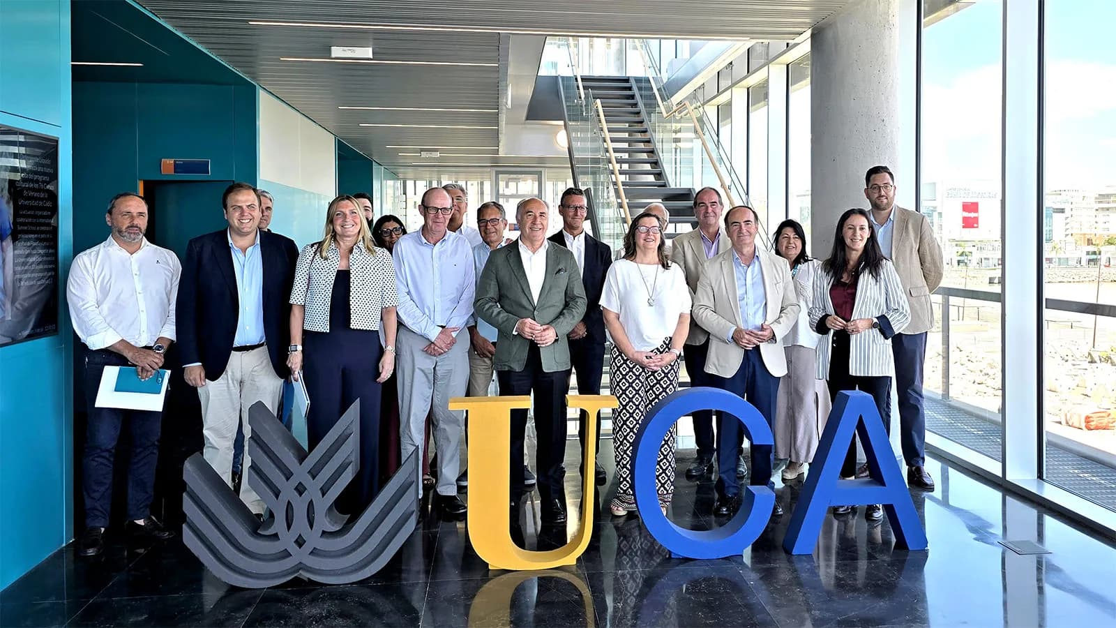 The Port-City Commission reviews the works of the Maritime Lake of Algeciras