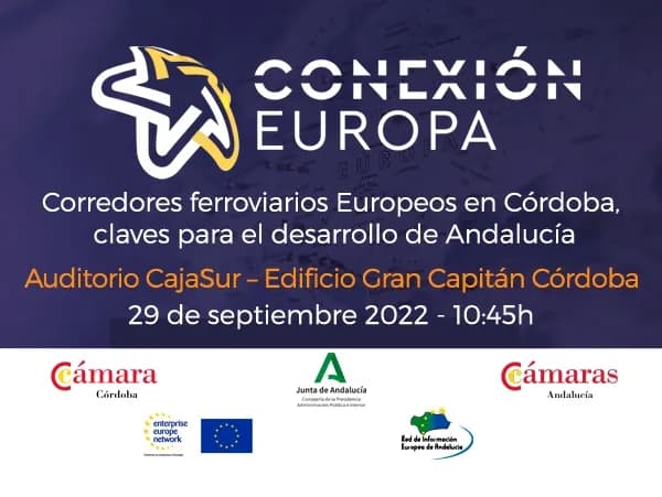 Cámaras de Comercio celebran en Córdoba un foro sobre los corredores ferroviarios de Andalucía