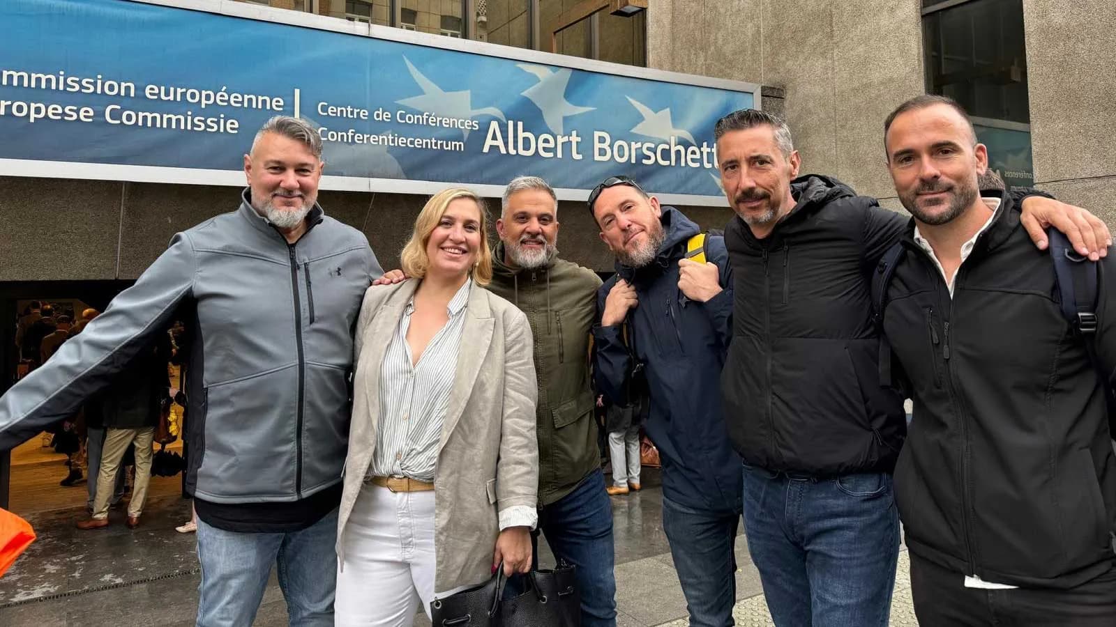 Una delegación de Coordinadora participa en la Comisión de Diálogo Social Sectorial de Puertos en Bruselas