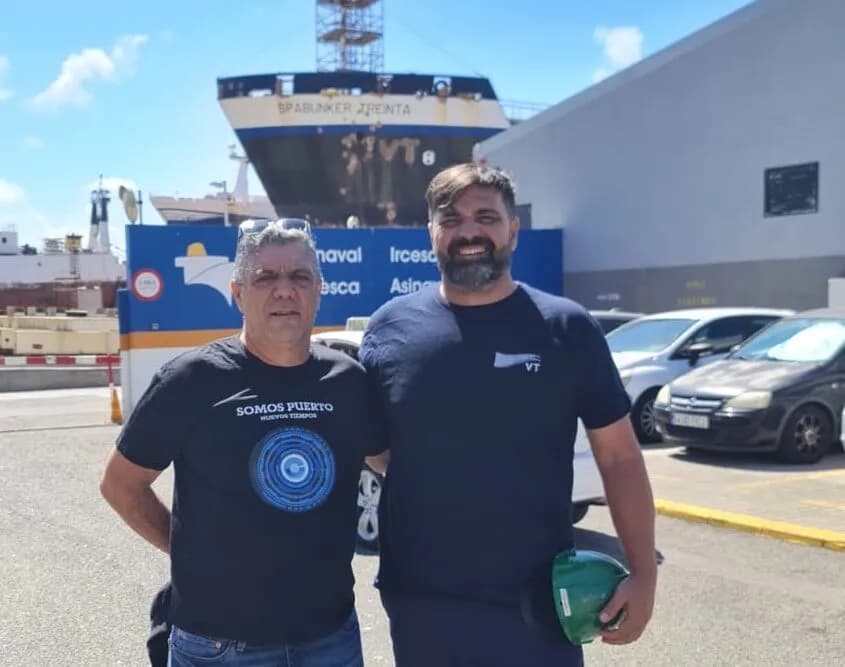 Coordinadora de Trabajadores de los Puertos gana un nuevo delegado en el buque Spabunker Treinta