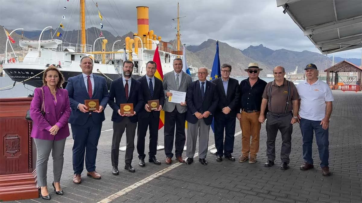 El «Correíllo La Palma» recibe el Certificado de Cumplimiento que regula su operación y preservación