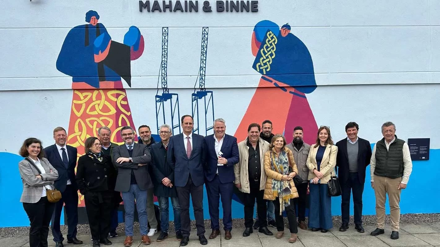 Una delegación del Puerto de Vigo fortalece lazos comerciales en Irlanda