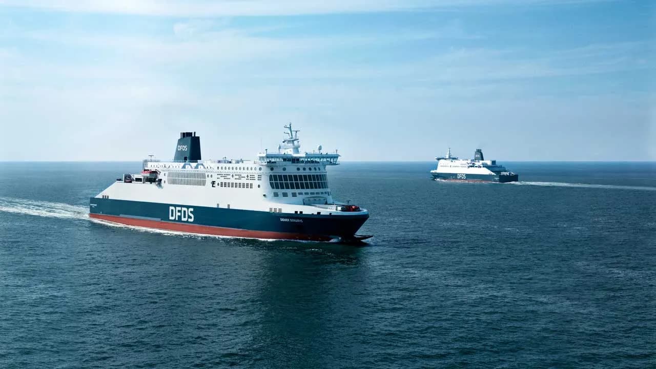 DFDS desplegará una flota de buques eléctricos en el Canal de la Mancha