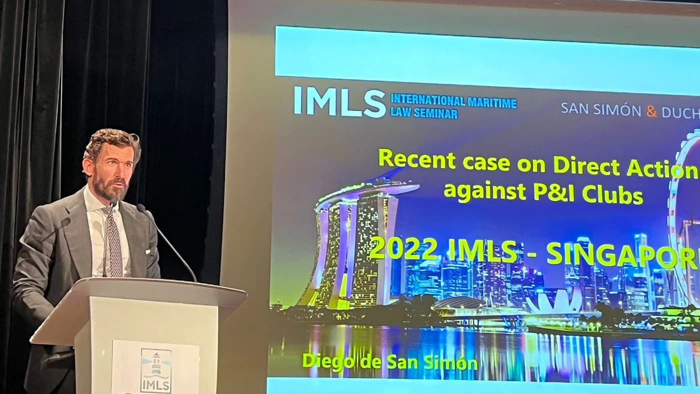 San Simón & Duch participa en el International Maritime Law Seminar de Singapur